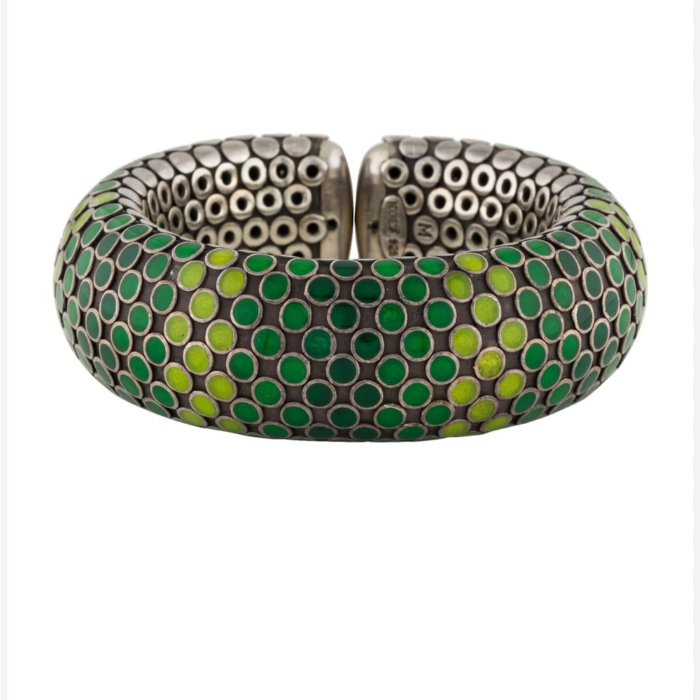 John Hardy sterling and enamel bracelet